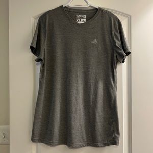 Adidas Xl short sleeve gray climate shirt